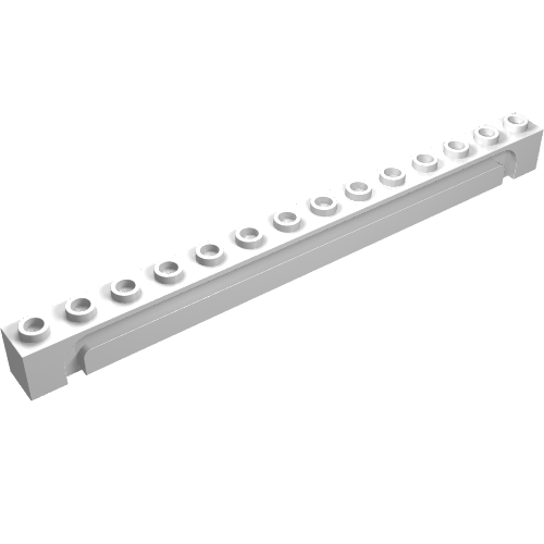 Part 4217 - Brick, Modified 1 x 14 with Channel - De BrickPlaats