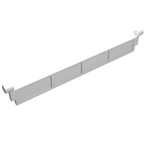 Part 4219 - Garage Roller Door End Section with Handle - De BrickPlaats