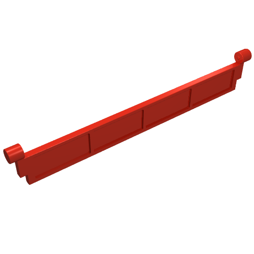 Part 4219 - Garage Roller Door End Section with Handle - De BrickPlaats