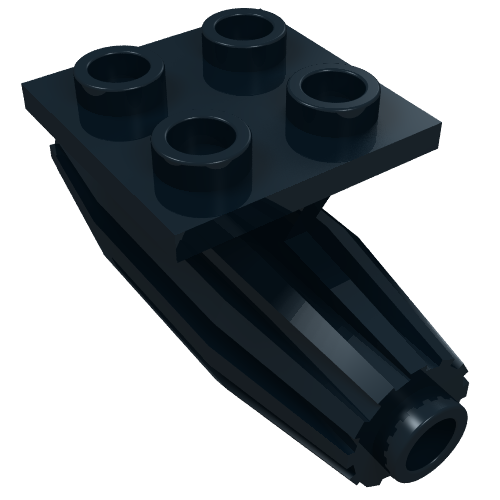Part 4229 - Engine, Strakes, 2 x 2 Thin Top Plate - De BrickPlaats