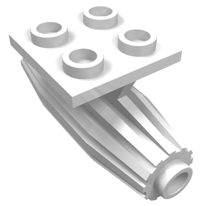 Part 4229 - Engine, Strakes, 2 x 2 Thin Top Plate - De BrickPlaats