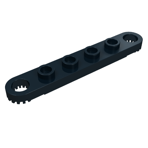 Part 4262 - Technic, Plate 1 x 6 with Toothed Ends - De BrickPlaats