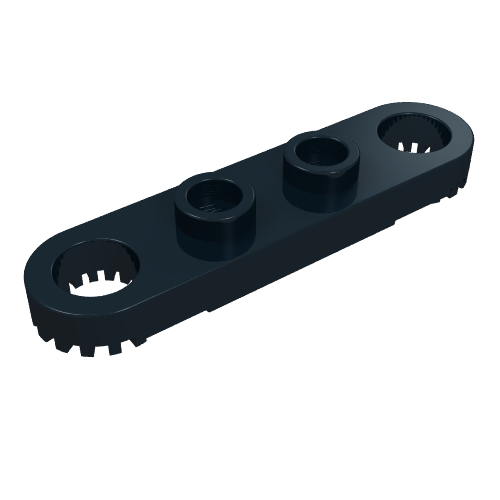 Part 4263 - Technic, Plate 1 x 4 with Toothed Ends - De BrickPlaats
