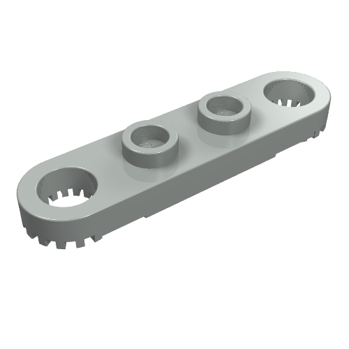 Part 4263 - Technic, Plate 1 x 4 with Toothed Ends - De BrickPlaats