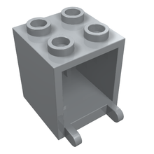 Part 4345 - Container, Box 2 x 2 x 2 - De BrickPlaats