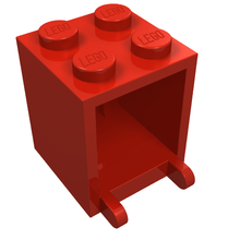 Part 4345a - Container, Box 2 x 2 x 2 - Solid Studs - De BrickPlaats