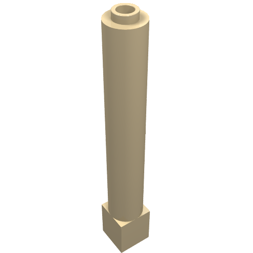 Part 43888 - Support 1 x 1 x 6 Solid Pillar - De BrickPlaats