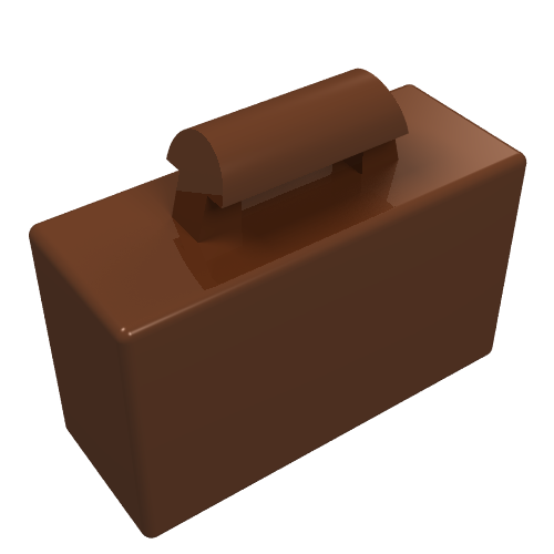 Part 4449 - Minifigure, Utensil Briefcase / Suitcase - De BrickPlaats