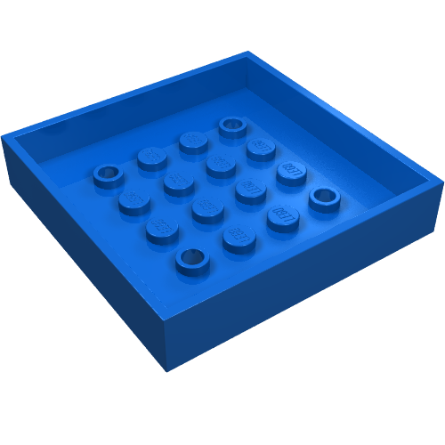 Part 4452 - Container, Box 6 x 6 Bottom - De BrickPlaats