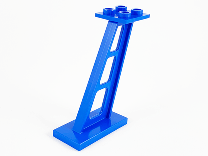 Part 4476b - Support 2 x 4 x 5 Stanchion Inclined, 5mm Wide Posts - De BrickPlaats