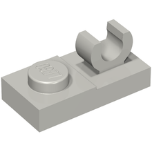 Part 44861 - Plate, Modified 1 x 2 with Open O Clip on Top - De BrickPlaats