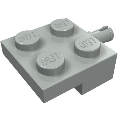 Part 4488 - Plate, Modified 2 x 2 with Wheel Holder - De BrickPlaats