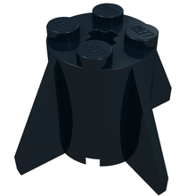 Part 4591 - Brick, Round 2 x 2 x 2 with Fins - De BrickPlaats
