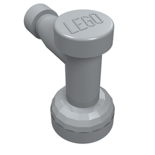 Part 4599a - Tap 1 x 1 with Hole in Nozzle End - De BrickPlaats