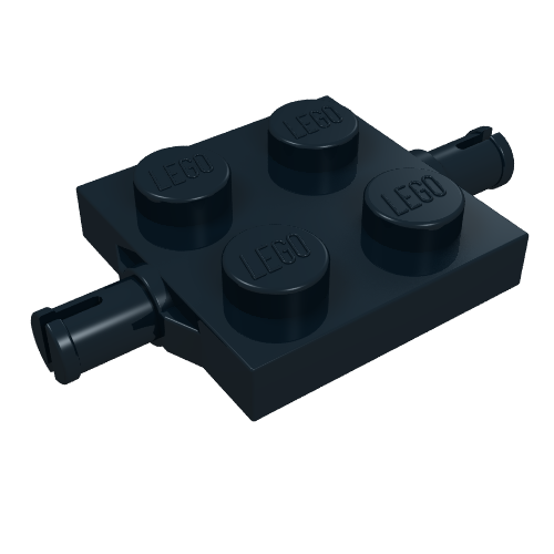 Part 4600 - Plate, Modified 2 x 2 with Wheels Holder - De BrickPlaats