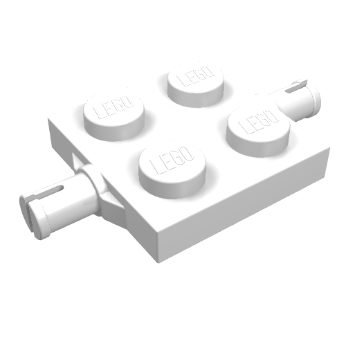 Part 4600 - Plate, Modified 2 x 2 with Wheels Holder - De BrickPlaats