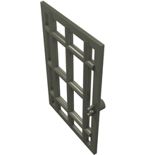 Part 4611 - Door 1 x 6 x 7 Barred - De BrickPlaats