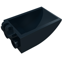Part 4626 - Vehicle, Digger Bucket 2 x 3 Curved Bottom, Hollow, with 2 Fingers Hinge - De BrickPlaats