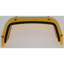 Part 46882pb01 - Technic, Panel Car Mudguard 15 x 2 x 7 with Black Stripe Pattern - De BrickPlaats
