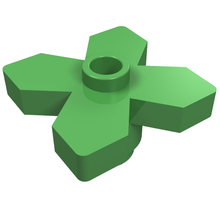 Part 4727 - Plant Flower 2 x 2 Leaves - Angular - De BrickPlaats