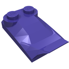 Part 47456 - Slope, Curved 3 x 2 x 2/3 with 2 Studs, Wing End - De BrickPlaats