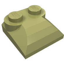 Part 47457 - Slope, Curved 2 x 2 x 2/3 with 2 Studs and Curved Sides - De BrickPlaats