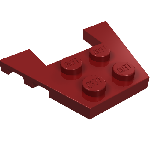 Part 48183 - Wedge, Plate 3 x 4 with Stud Notches - De BrickPlaats