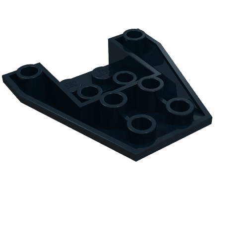 Part 4855 - Wedge 4 x 4 Triple Inverted with Connections between 2 Studs - De BrickPlaats