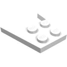 Part 4859 - Wedge, Plate 3 x 4 without Stud Notches - De BrickPlaats