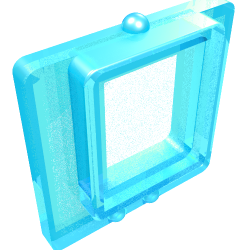 Part 4862 - Glass for Window 1 x 2 x 2 Plane - De BrickPlaats