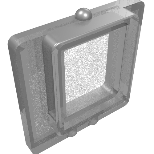 Part 4862 - Glass for Window 1 x 2 x 2 Plane - De BrickPlaats