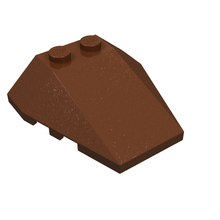 Part 48933 - Wedge 4 x 4 Triple with Stud Notches - De BrickPlaats