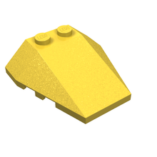 Part 48933 - Wedge 4 x 4 Triple with Stud Notches - De BrickPlaats