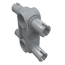 Part 48989 - Technic, Pin Connector Perpendicular 3L with 4 Pins - De BrickPlaats