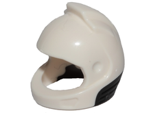 Part 49663pb01 - Minifigure, Headgear Helmet Space, City Astronaut with Molded Black Neck Base Pattern - De BrickPlaats
