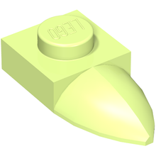 Part 49668 - Plate, Modified 1 x 1 with Tooth Horizontal - De BrickPlaats