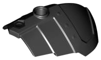 Part 50602 - Large Figure Armor, Shoulder with Smooth Layered Plates - De BrickPlaats