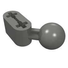 Part 50923 - Technic, Liftarm, Modified Ball Joint Angled 1 x 2 - De BrickPlaats