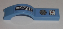 Part 50947pb009L - Vehicle, Mudguard 1 x 4 1/2 with 'ENgyne' and 'EYEWEAR' Pattern Model Left Side (Stickers) - Set 8193 - De BrickPlaats