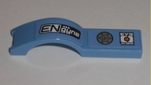 Part 50947pb009R - Vehicle, Mudguard 1 x 4 1/2 with 'ENgyne' and 'EYEWEAR' Pattern Model Right Side (Stickers) - Set 8193 - De BrickPlaats