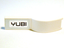 Part 50947pb011L - Vehicle, Mudguard 1 x 4 1/2 with 'YUBI' Pattern Model Left Side (Sticker) - Set 8149 - De BrickPlaats