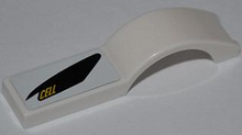 Part 50947pb022R - Vehicle, Mudguard 1 x 4 1/2 with 'CELLFISH' Pattern Model Right Side (Sticker) - Set 8149 - De BrickPlaats