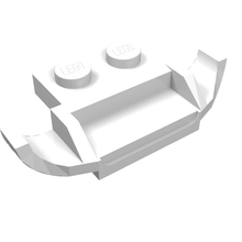 Part 50949 - Plate, Modified 1 x 2 with Racers Car Grille - De BrickPlaats