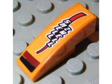 Part 50950pb030 - Slope, Curved 3 x 1 with 'SMELL ZWELL' Pattern (Sticker) - Set 8304 - De BrickPlaats