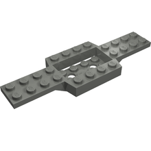 Part 52036 - Vehicle, Base 4 x 12 x 3/4 with 4 x 2 Recessed Center with Smooth Underside - De BrickPlaats