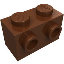 Part 52107 - Brick, Modified 1 x 2 with Studs on 2 Sides - De BrickPlaats