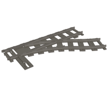 Part 53404 - Train, Track Plastic (RC Trains) Switch Point Right - De BrickPlaats