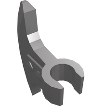 Part 53454 - Minifigure, Weapon Axe Head with Clip - De BrickPlaats
