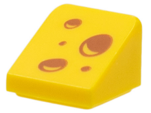 Part 54200pb103 - Slope 30 1 x 1 x 2/3 with Swiss Cheese Pattern - De BrickPlaats