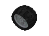 Part 56145c01 - Wheel 30.4mm D. x 20mm with No Pin Holes and Reinforced Rim with Black Tire 43.2 x 22 ZR (56145 / 44309) - De BrickPlaats
